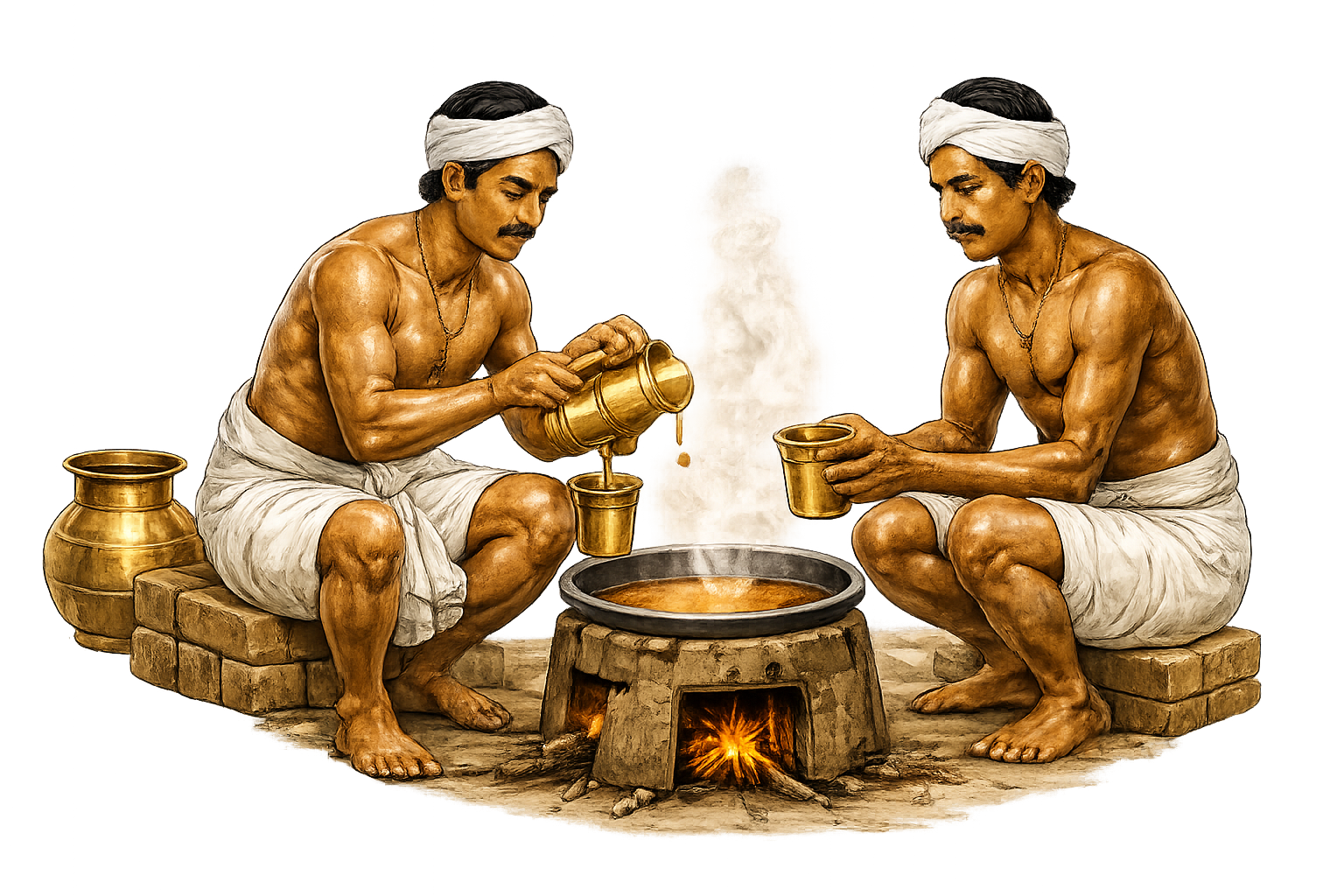 Palm Jaggery Making